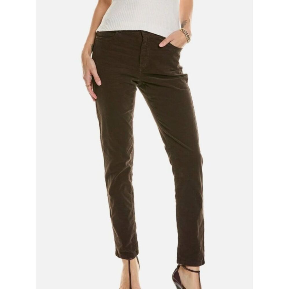 Like New! J.McLaughlin Watson Pant velvet in Olive in Size 4